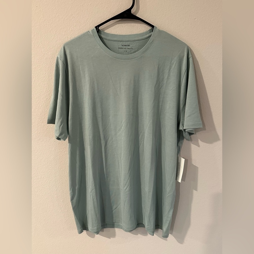 VINCE Pima Crew Neck Tee - Picture 6 of 9